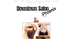 Desktop Screenshot of downtownsalonspa.com